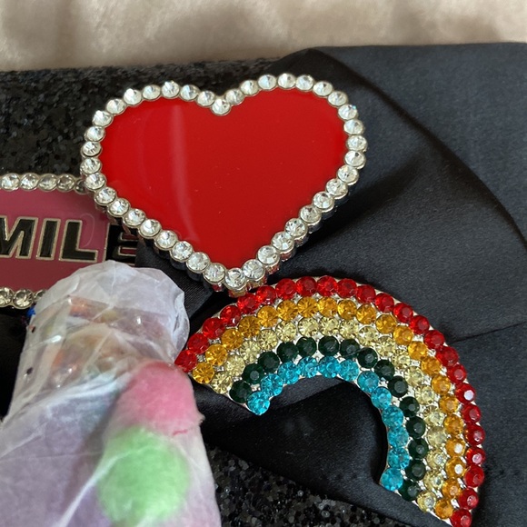 🆕 Aldo I love you rainbow sequin party bag - Picture 10 of 12
